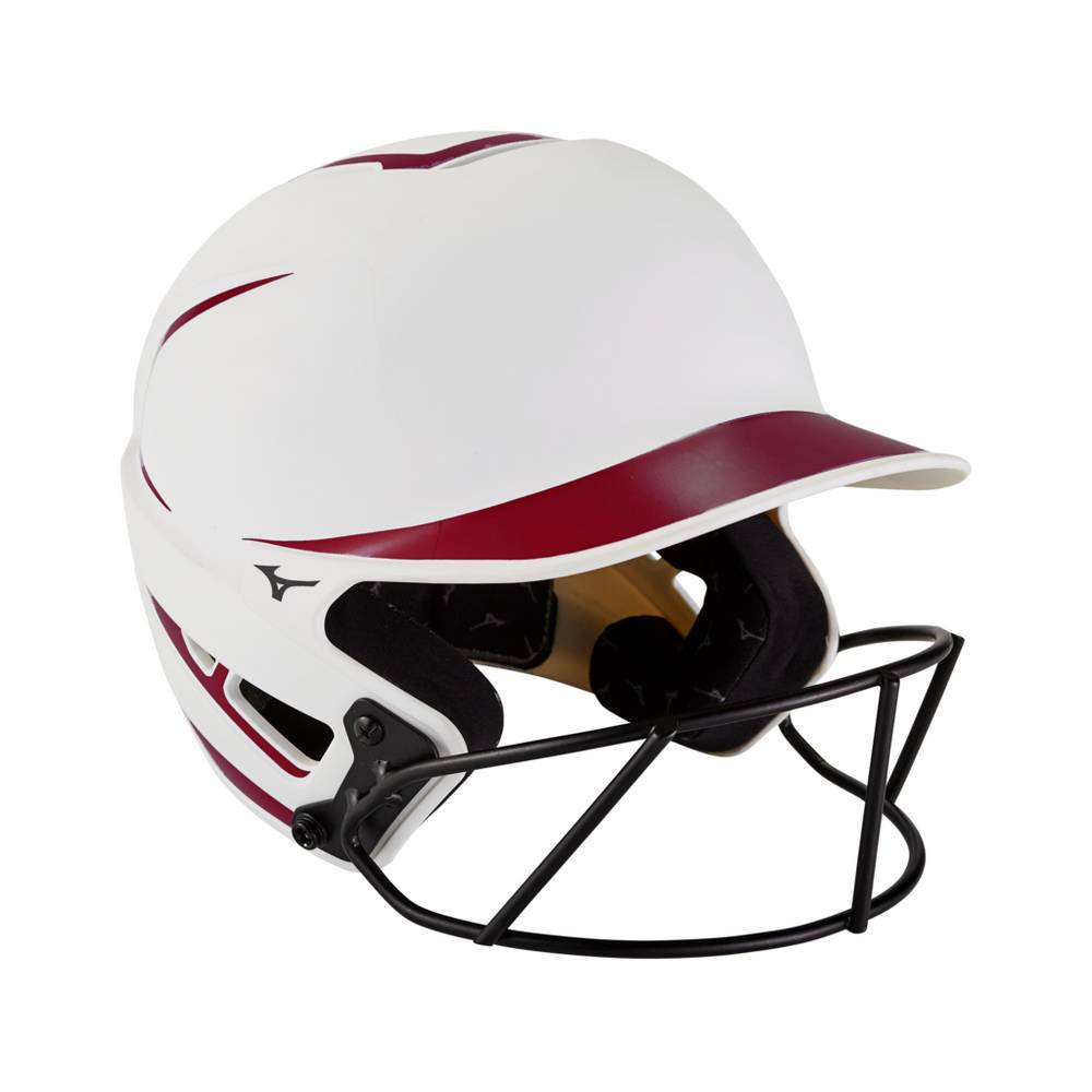 Mizuno F6 Fastpitch Softball Batting Női Sisak Fehér UFJ359867